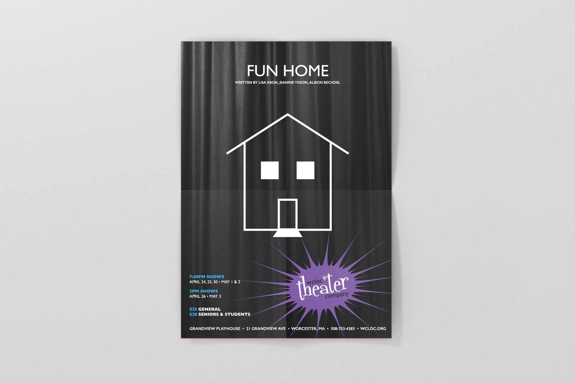WCLOC Theaterh Poster - Fun Home