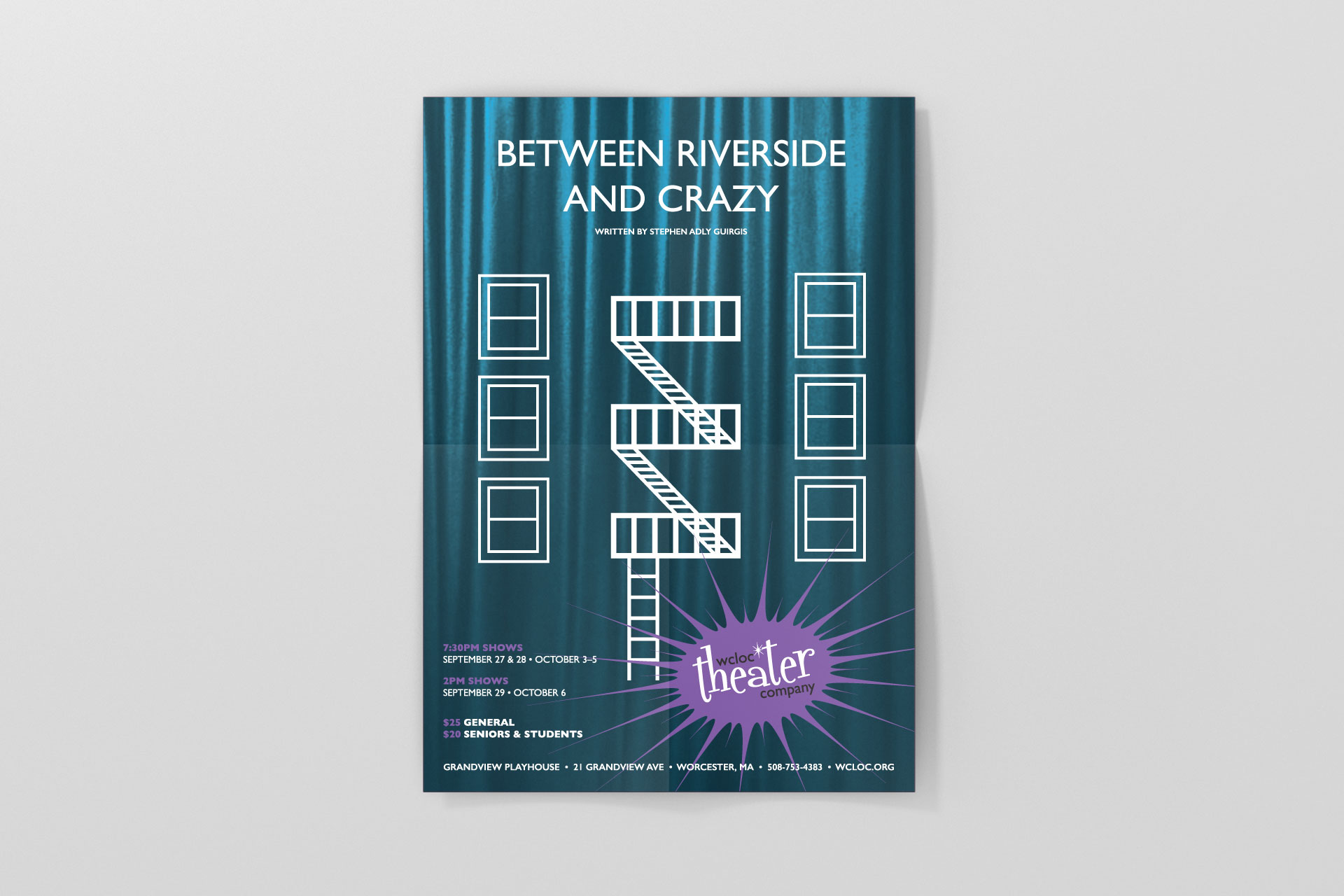 WCLOC Theaterh Poster - Between Riverside and Crazy