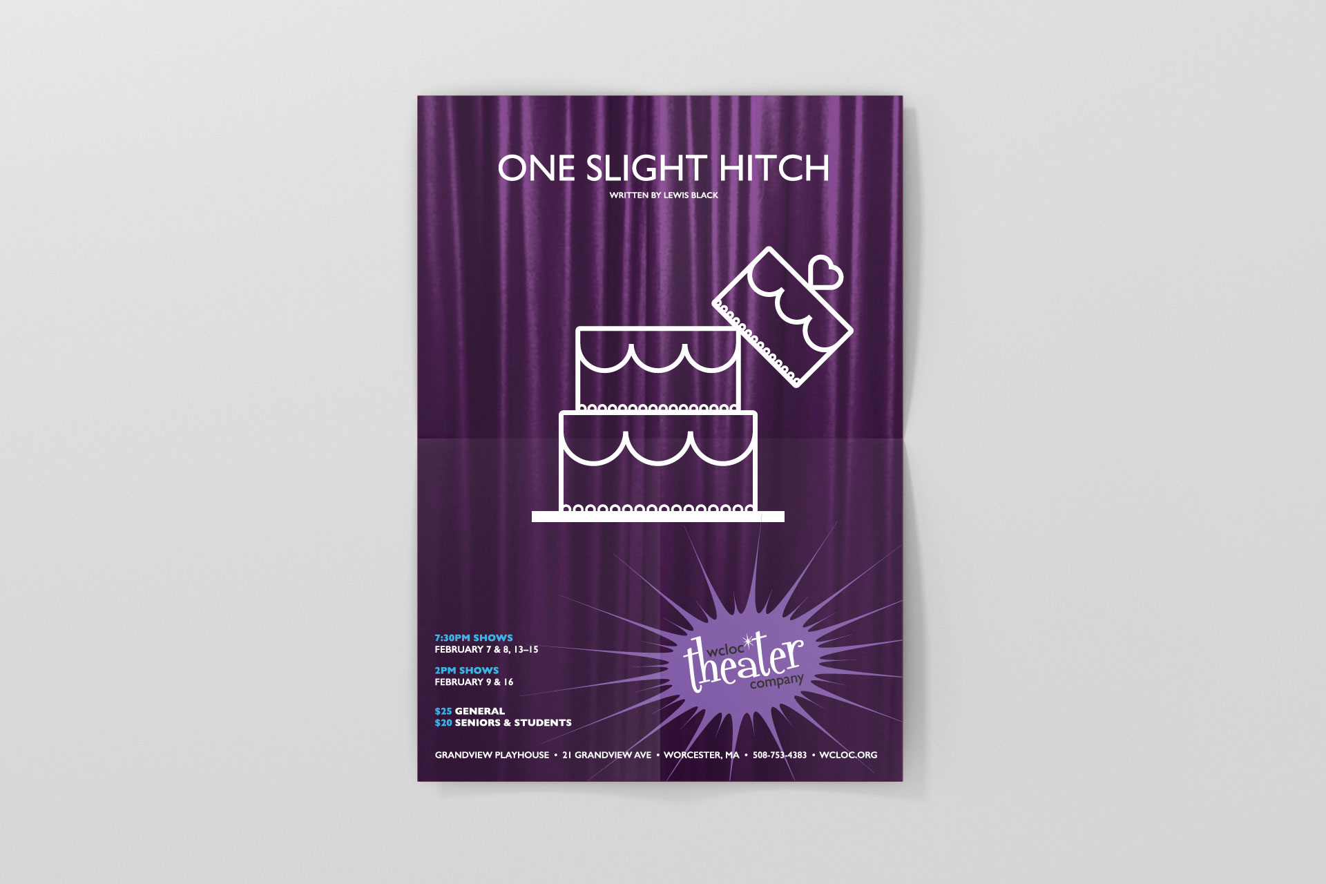 WCLOC Theaterh Poster - One Slight Hitch