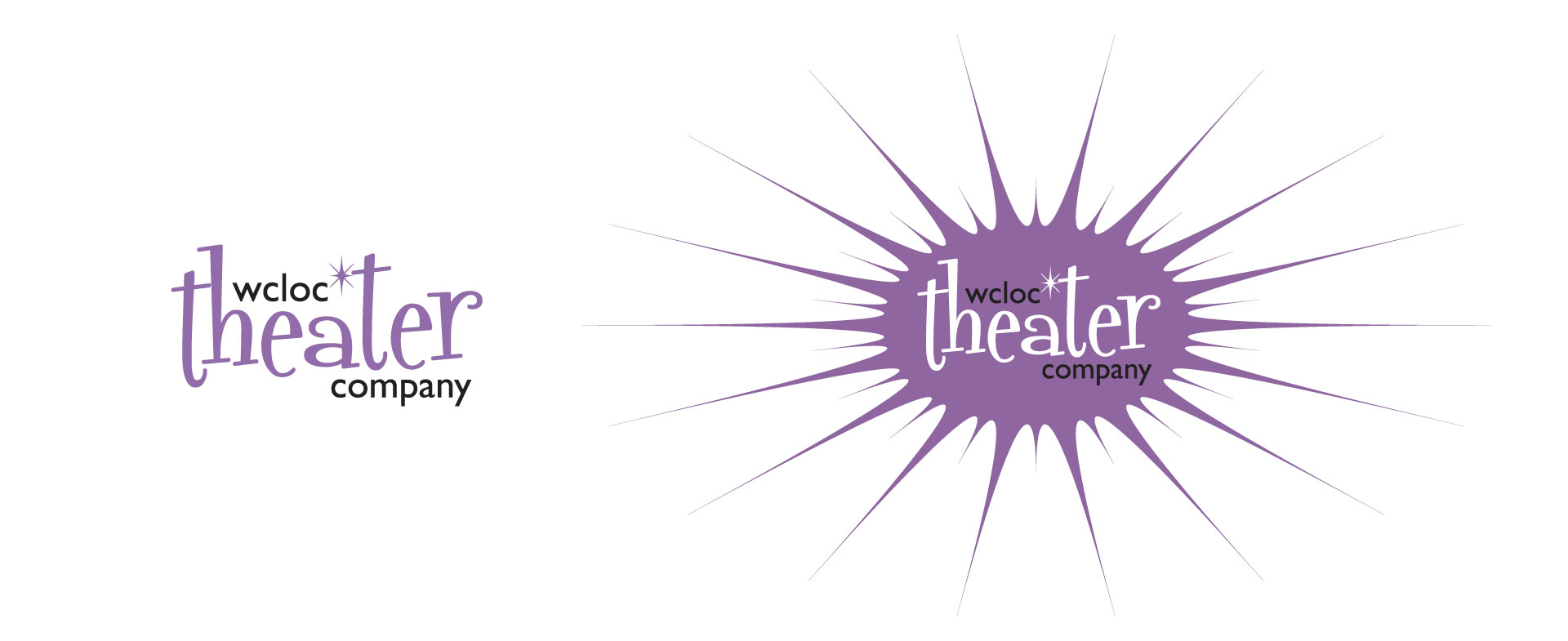 WCLOC Theater Logo Design (Before/After)