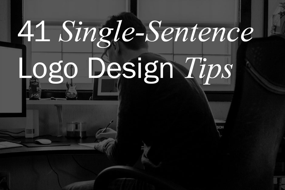 41 Single-Sentence Logo Design Tips
